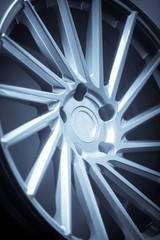 Car rim detail