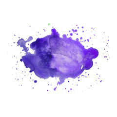 Abstract vector watercolor background.