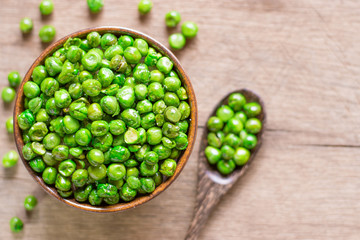 Peas, fried.