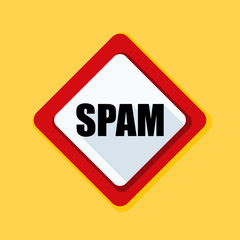 Spam hazard sign