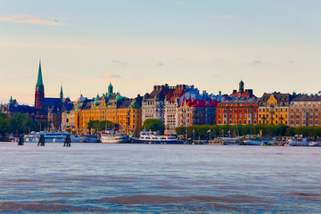 Obraz premium Old town Gamla Stan in Stockholm city, Sweden