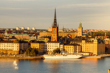 Fototapeta na wymiar Old town Gamla Stan in Stockholm city, Sweden