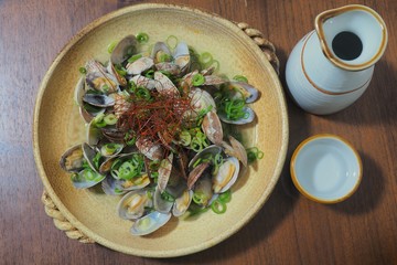 アサリの酒蒸し