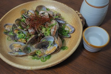 アサリの酒蒸し