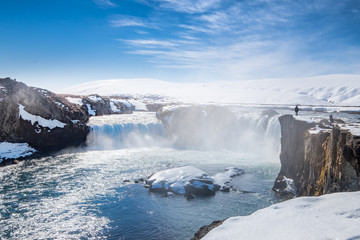 Godafoss ,the one of the most spectacular waterfalls in Iceland.