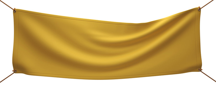 Blank banner and white background
