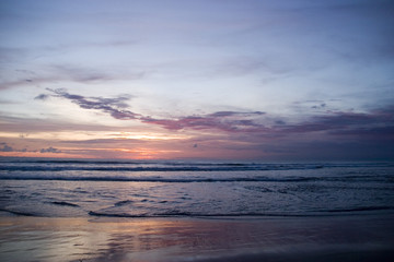 Fototapeta na wymiar Sonnenuntergang am Indischen Ozean