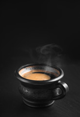 cup of hot coffee