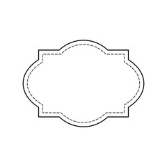 Vintage frame label , paper design for web ,Stickers, Tags