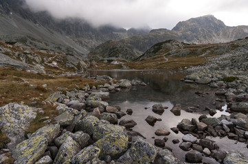 Beautiful scenery of High Tatra mountains. Slovakia