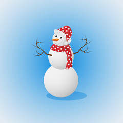 Snowman vector illustration