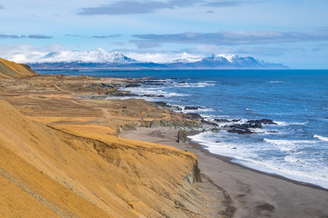 Fototapeta na wymiar Landscape of south Iceland
