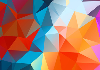 Abstract polygonal background