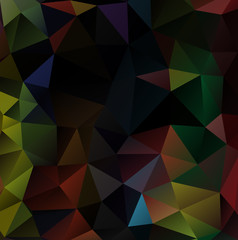 Abstract dark polygonal background