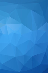 Abstract polygonal blue vector background