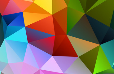 Abstract multicolored polygonal background