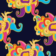 Obraz premium Abstract seamless ornamental background