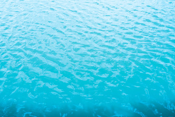 Fototapeta na wymiar River / Abstract blur background of river. Blue tone.