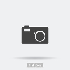 Camera icon, Black vector is type EPS10