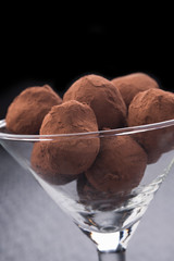 chocolate cocoa truffles
