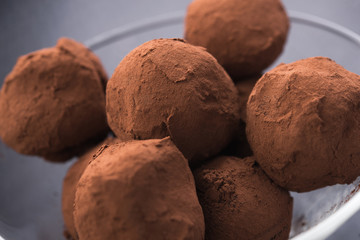 chocolate cocoa truffles
