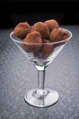 chocolate cocoa truffles