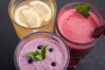 lemon and currant smoothie