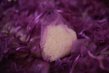 Saquito de arroz morado