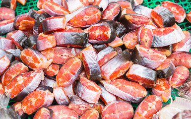 Dried fish at local market, Thailand