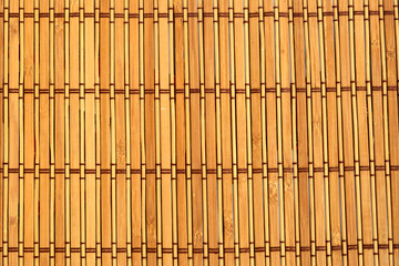 Wood Bamboo Mat Texture Background