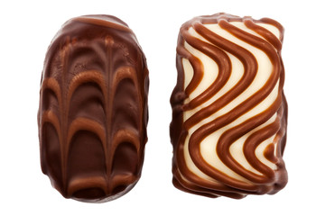 Two chocolate candies