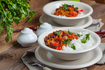Chilli con carne.