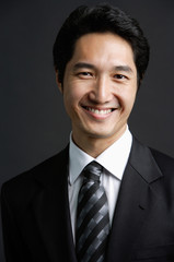 Businessman, looking at camera, head shot