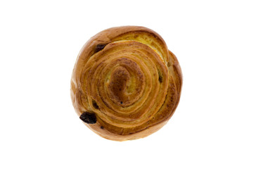 The fresh bread rolls isolated on white background