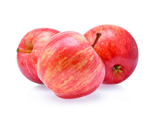 Gala apples isolate on white background