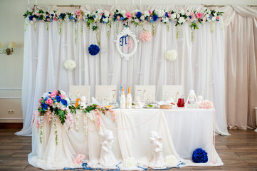 Wedding table decoration