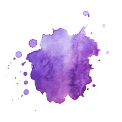 Abstract vector watercolor background.