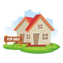 House For Sale illustration