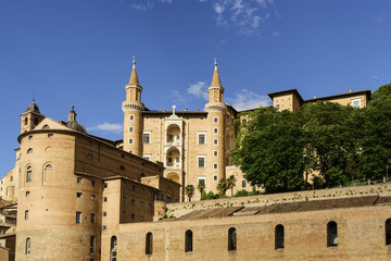 Fototapeta na wymiar Castle Urbino Italy