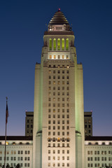 Fototapeta na wymiar Los Angeles City Hall.