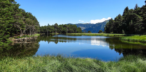 Fototapeta premium Aran valley in the Catalan Pyrenees, Spain