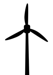 Windrad Silhouette Symbol