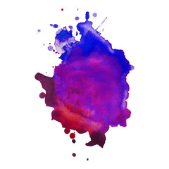 Abstract vector watercolor background.