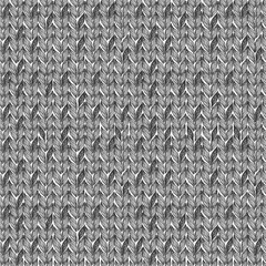 Knitted hand drawn seamless pattern