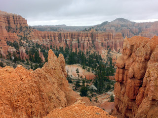 Beautiful Bryce Canyon national park landscape