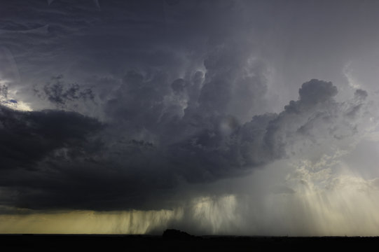Storm clouds in sky