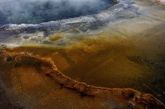 Thermal detail, Yellowstone National Park, USA