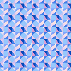 Fototapeta premium Zimowy noc geometryczny wzór