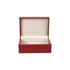 Open gift box isolated on white background