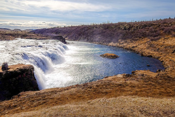 Kerid crater - Volcanic crater lake in Golden Circle, Iceland